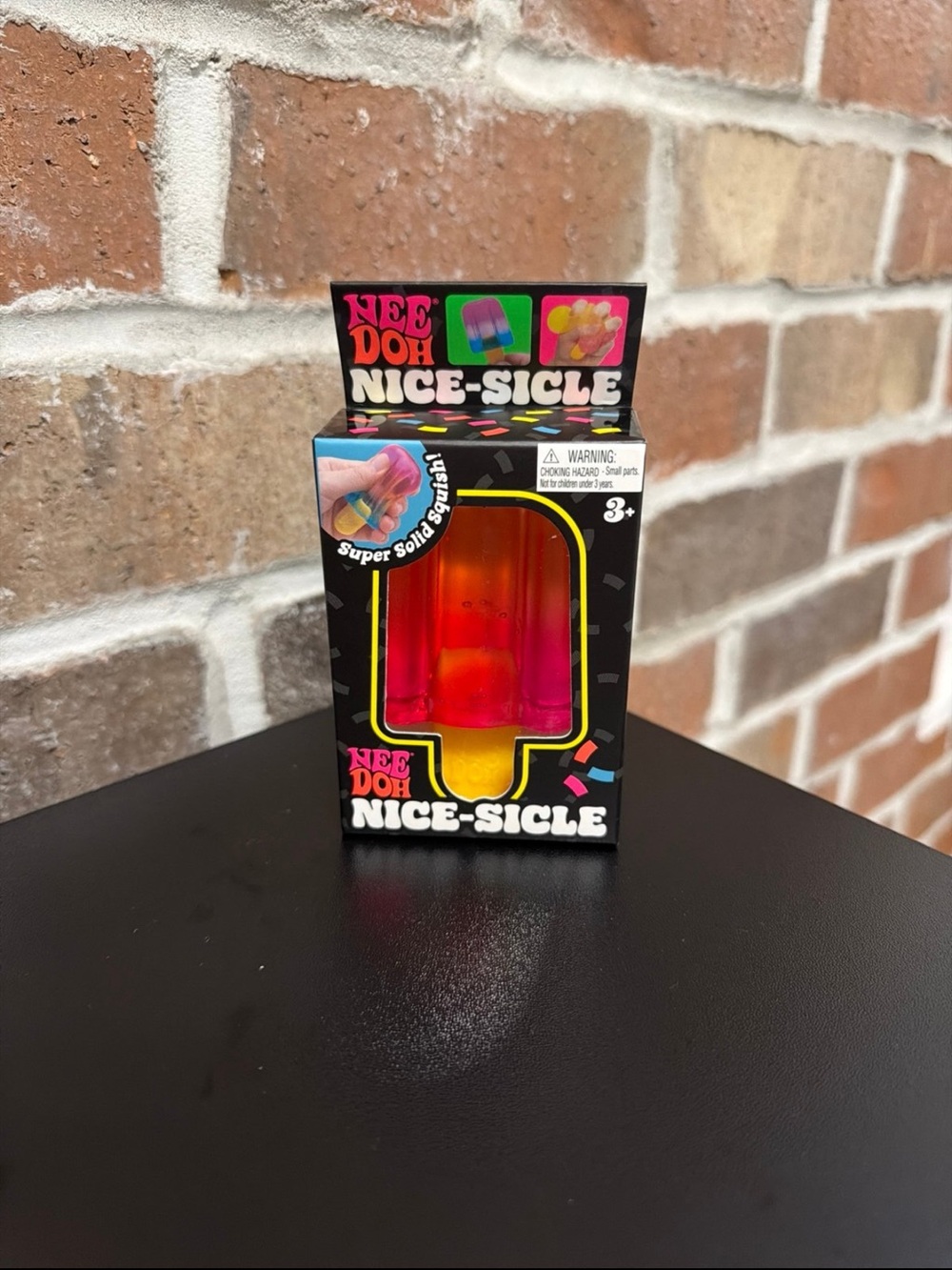 NeeDoh Nice-Sicle Popsicle Stress Toy - Pink & Orange